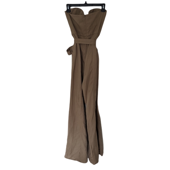 LOVERS + FRIENDS x REVOLVE Steph Tan Bustier Strapless Belted Waist Tie Jumpsuit - Picture 5 of 8